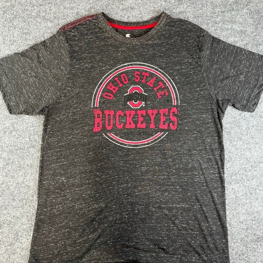 Ohio State Colosseum Heathered Gray T-shirt Size Unisex XL